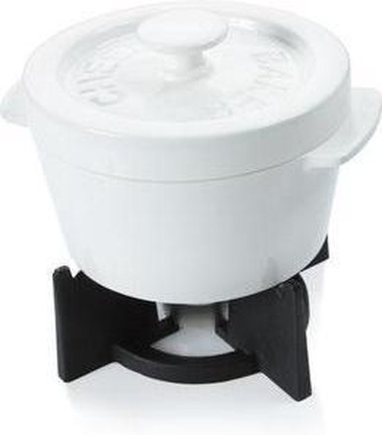 Boska Cheese Baker - Multifunctionele Ovenschaal - Wit - ? 13 Cm - Zwart