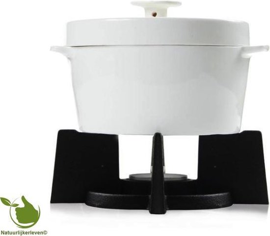 Boska Cheese Baker - Multifunctionele Ovenschaal - Wit - ? 13 Cm - Zwart