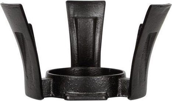 Boska Fondueset Super Cheesy - Kaasvormige Fonduepan 1,3 L - Zwart