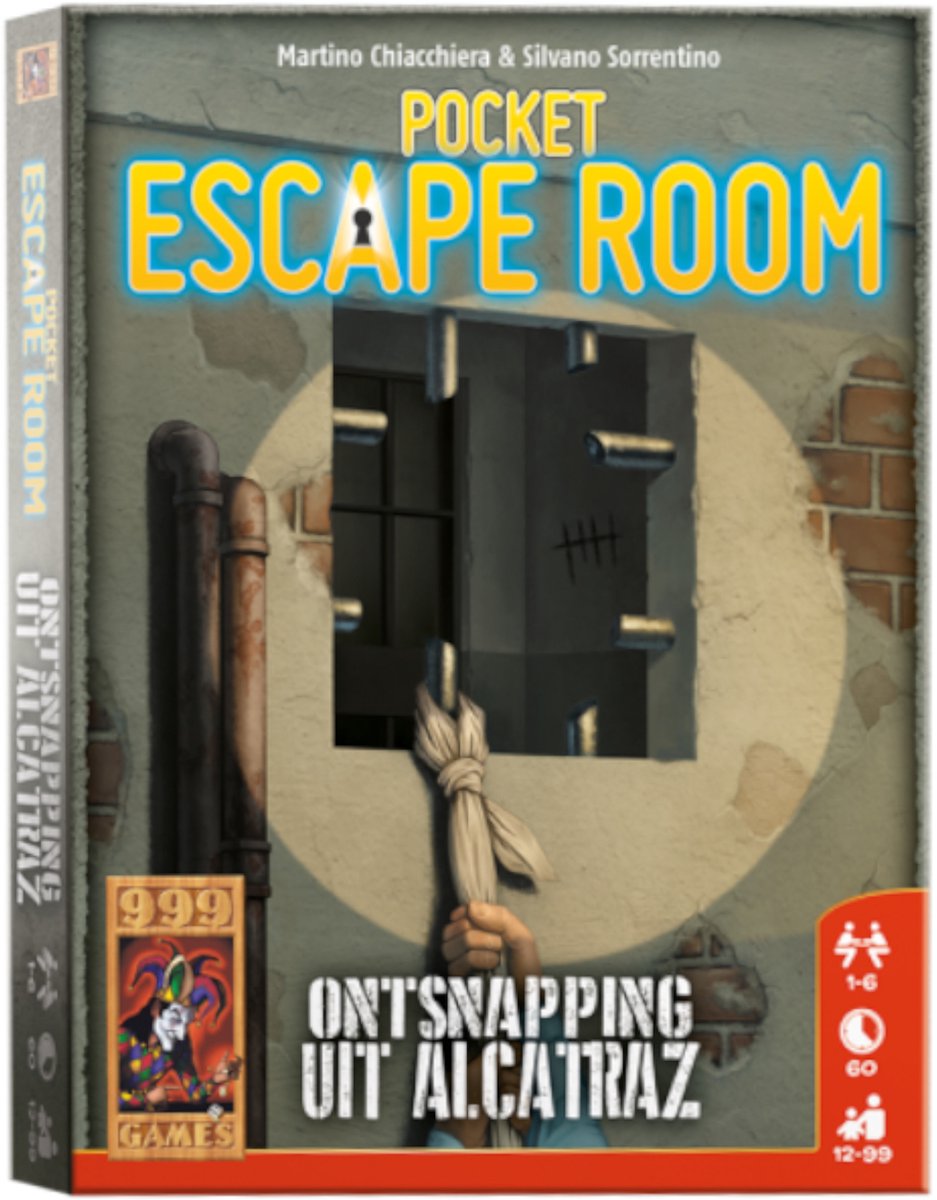 999Games Pocket Escape Room - Ontsnapping Uit Alcatraz