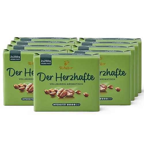 Tchibo - Der Herzhafte Gemalen koffie - 9x 500g (2x 250g)