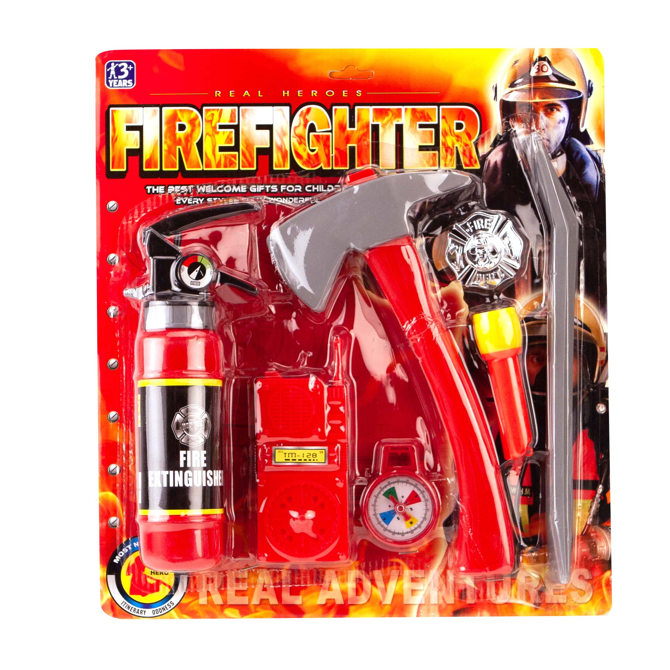 Top1Toys Brandweer Accessoires Set - Rood