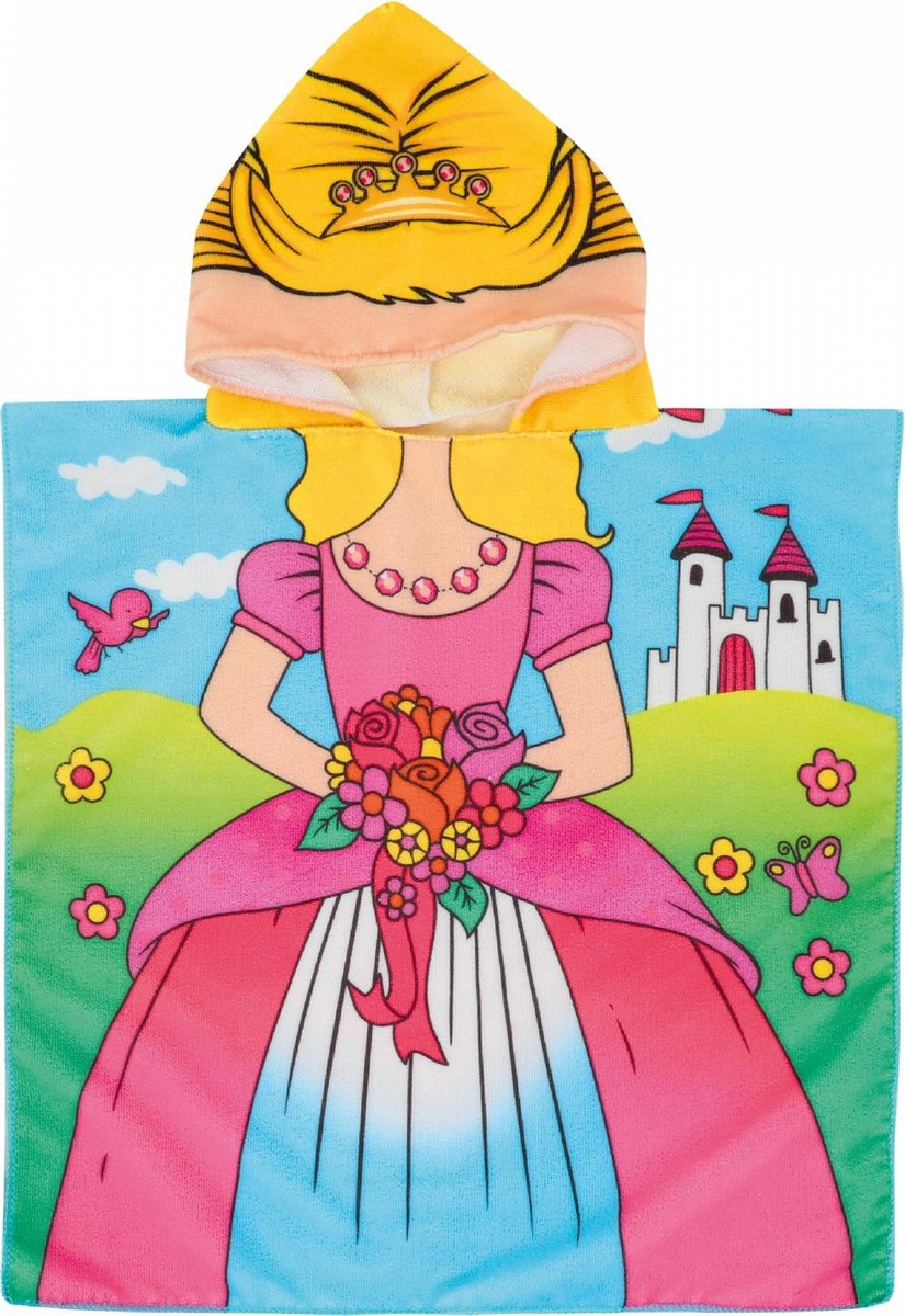 Top1Toys Poncho Handdoek Prinses