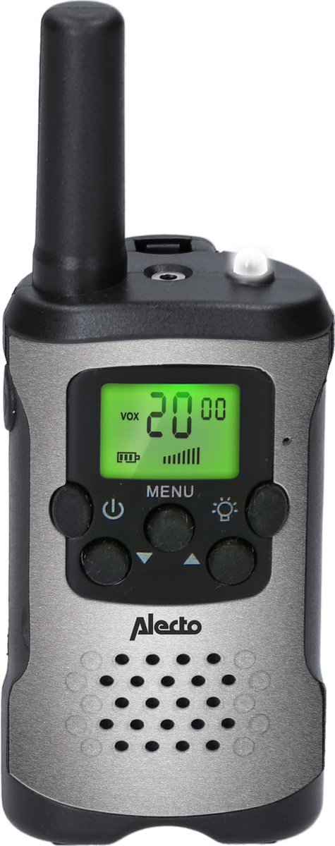 Top1Toys Walkie Talkie 5 Km Grijs/Zwart - Silver