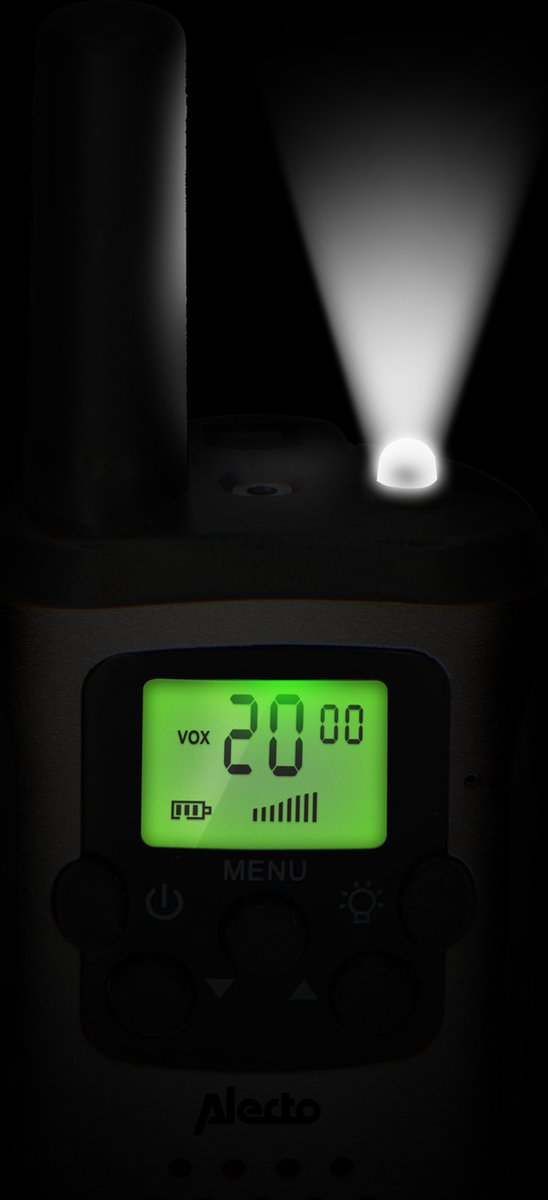 Top1Toys Walkie Talkie 5 Km Grijs/Zwart - Silver