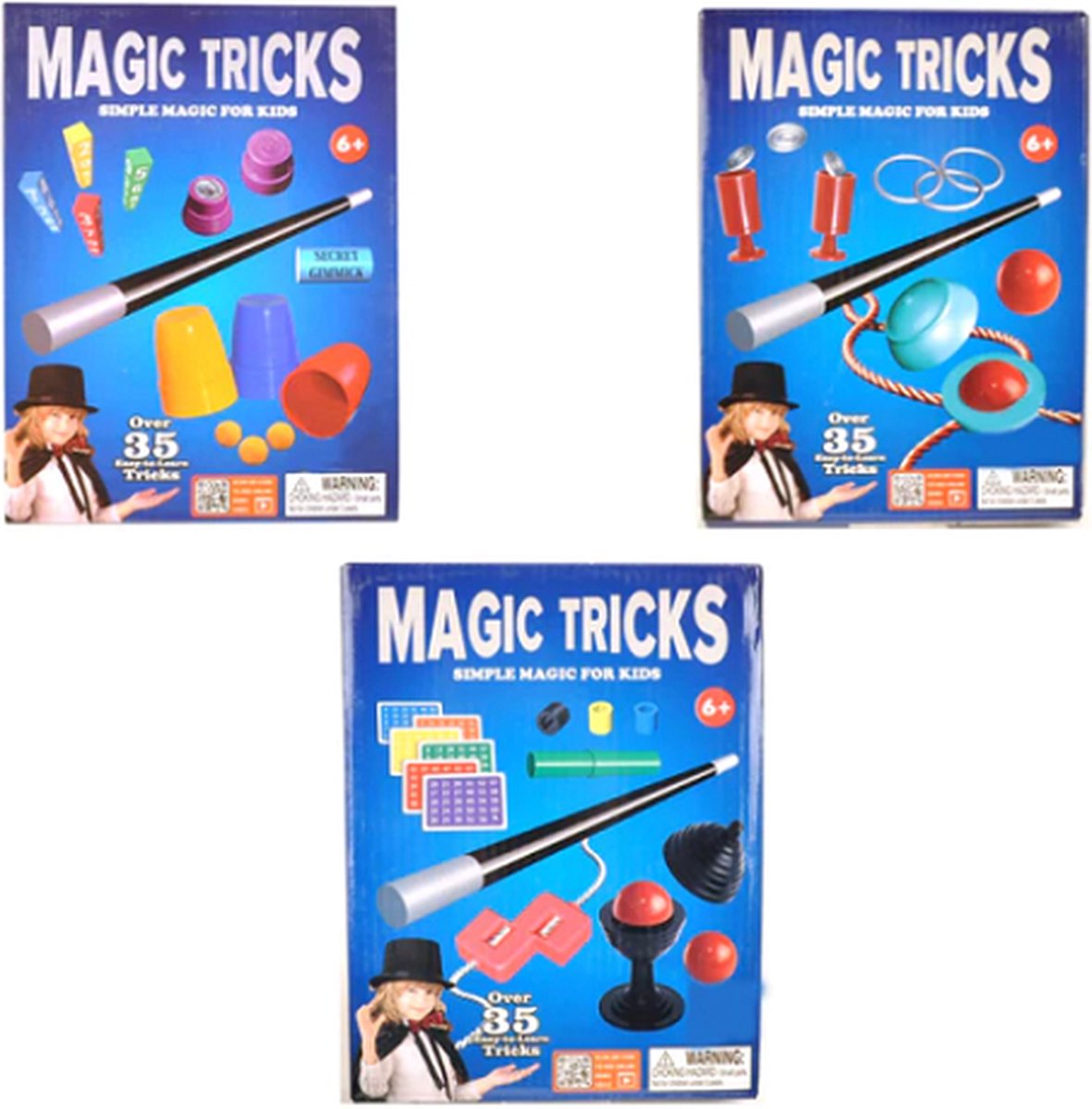 Top1Toys Goocheltrucs 25 Trucs 3 Assorti