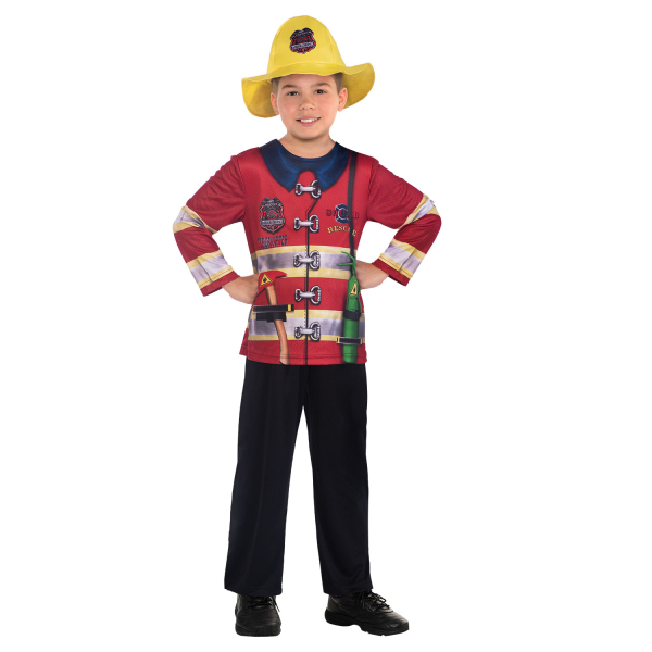 Top1Toys Kleding Brandweer 4-6 Jaar