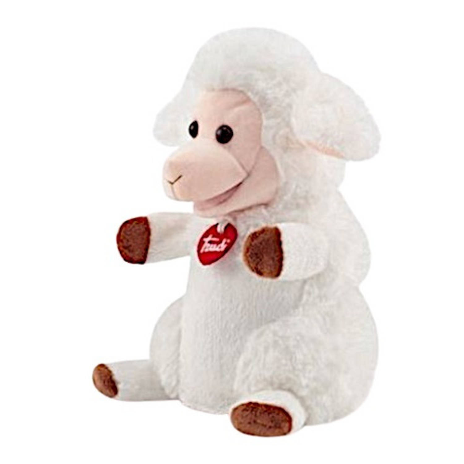 Trudi Handpop Schaap 24 Cm Pluche - Wit