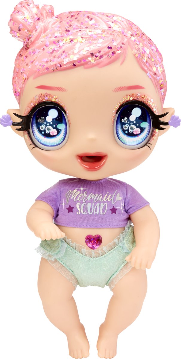 MGA Glitter Babyz Doll Marina Finley Mermaid