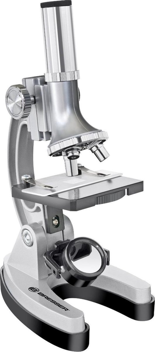 Bresser Microscoop Junior 22 Cm Staal Zilver 35-delig - Grijs