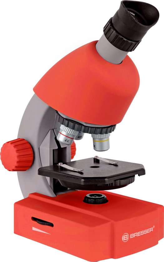 Bresser Microscoop Junior 22 Cm Staal 44-delig - Rood