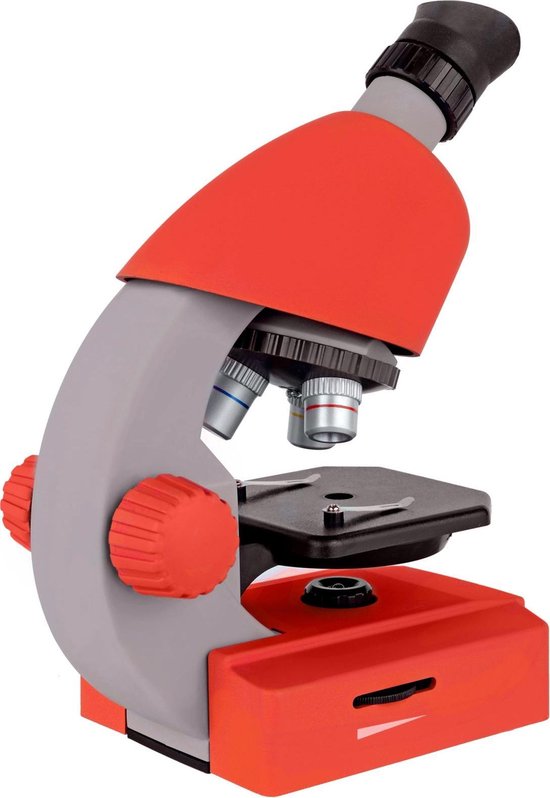Bresser Microscoop Junior 22 Cm Staal 44-delig - Rood