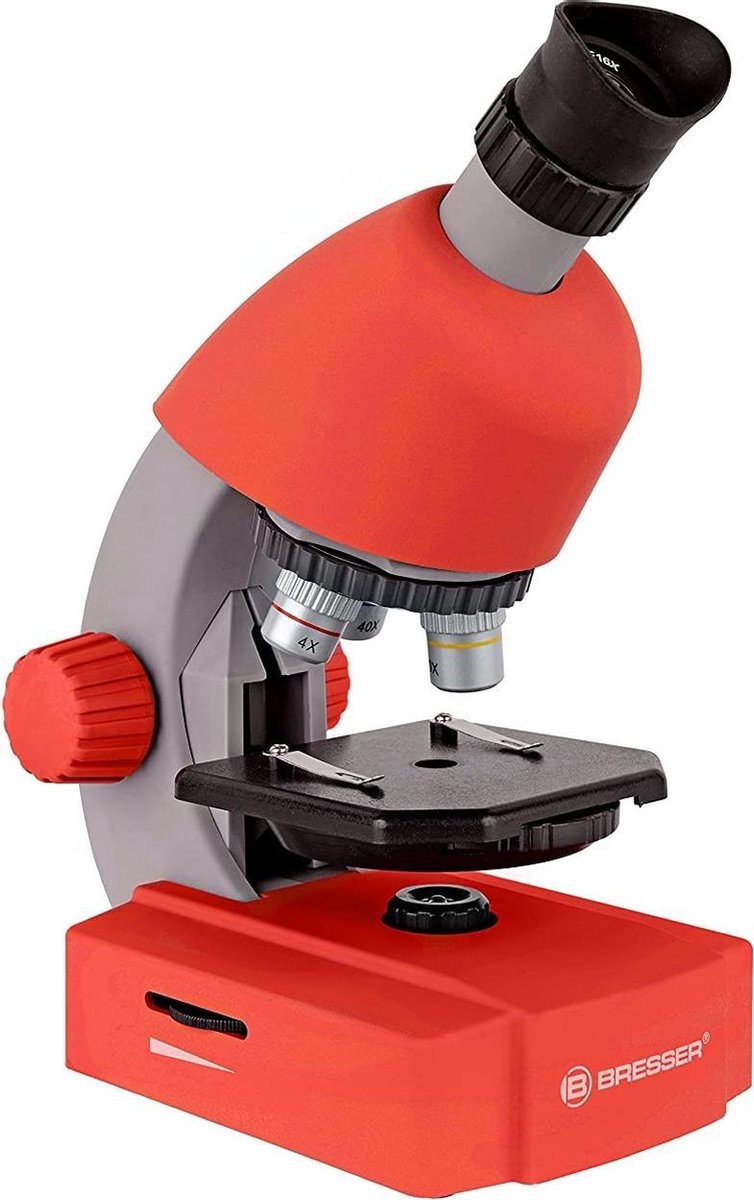 Bresser Microscoop Junior 22 Cm Staal 44-delig - Rood