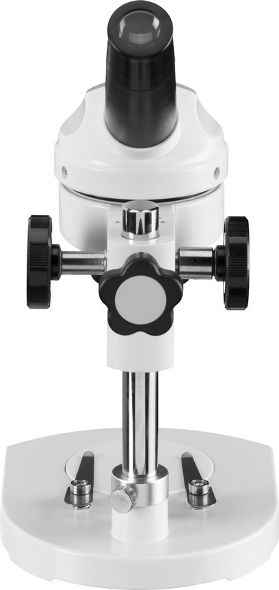 Bresser Microscoop Junior 21 Cm Staal 3-delig - Wit
