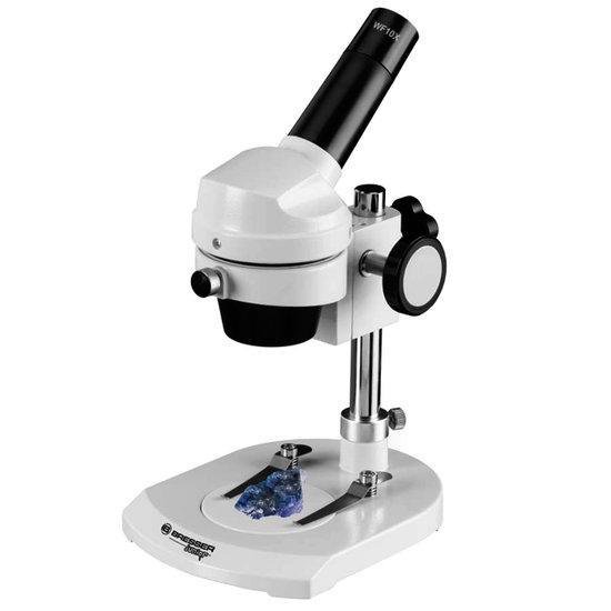 Bresser Microscoop Junior 21 Cm Staal 3-delig - Wit