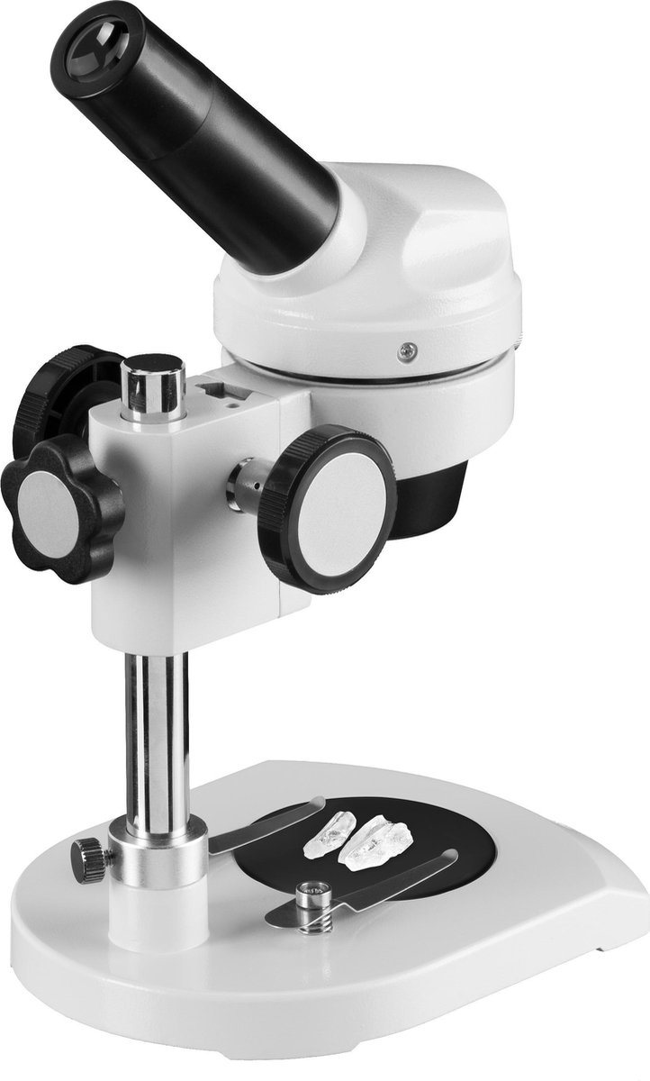 Bresser Microscoop Junior 21 Cm Staal 3-delig - Wit