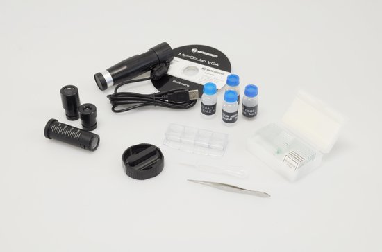 Bresser Microscoop Met Camera Junior 27 Cm Zilver 35-delig - Silver