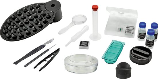 Bresser Microscoop Junior 27 Cm Staal 22-delig - Wit