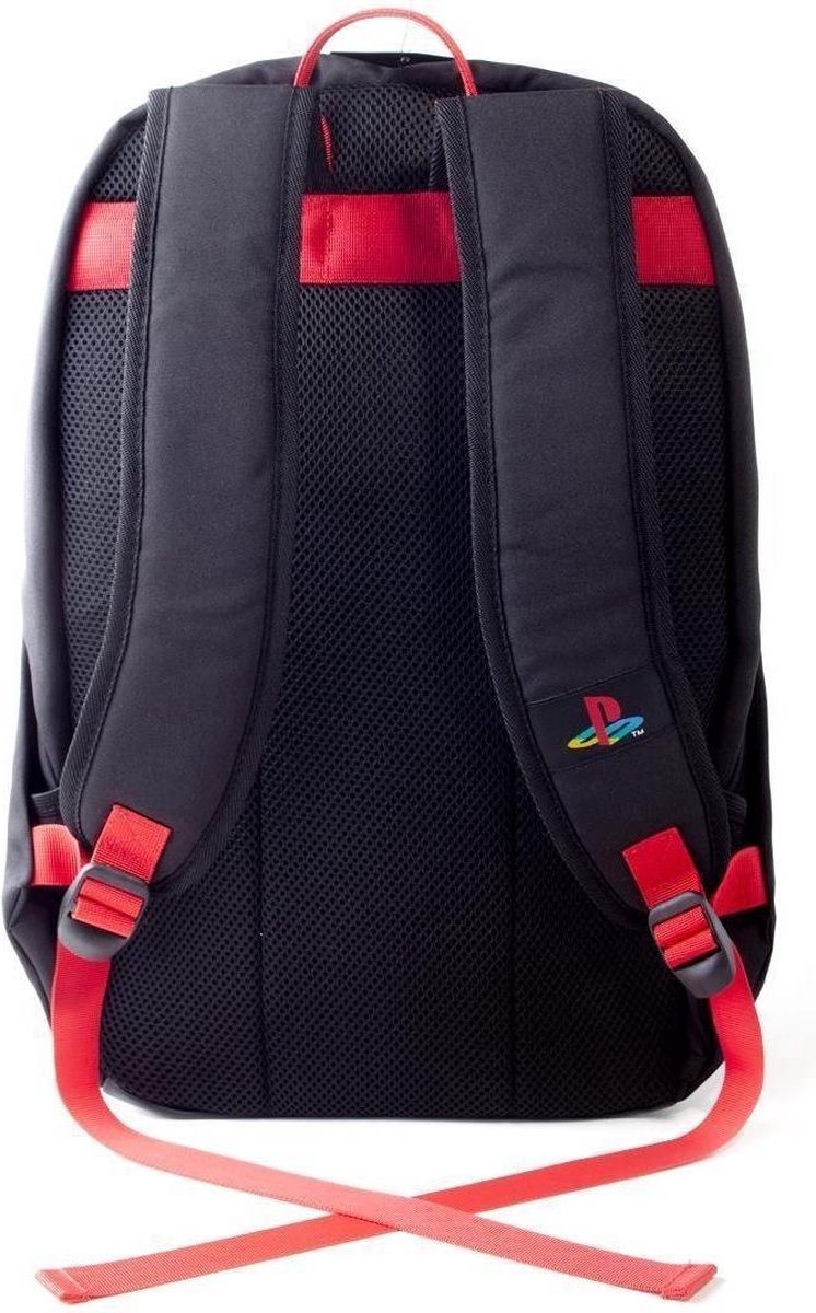 Sony Rugzak Playstation One 21 Liter Polyester Zwart/wit/ - Rood