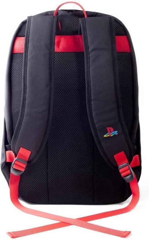 Sony Rugzak Playstation One 21 Liter Polyester Zwart/wit/ - Rood