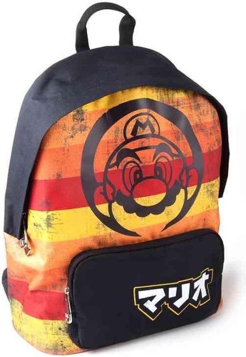 Nintendo Rugzak Super Mario 21 Liter Polyester Oranje/ - Zwart