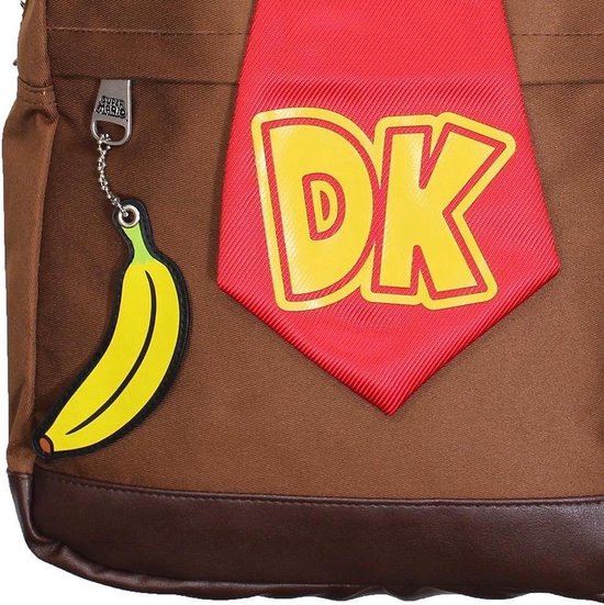 Nintendo Rugzak Donkey Kong Tie 21 Liter Polyester/rood - Bruin
