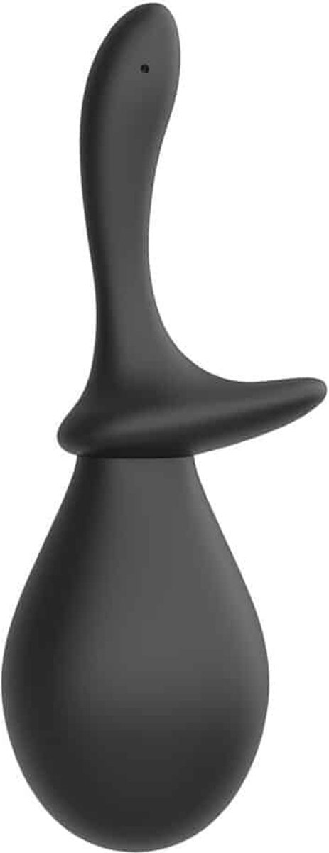 Nexus - Intieme Douche Set Met Twee Siliconen Tuitjes - Zwart