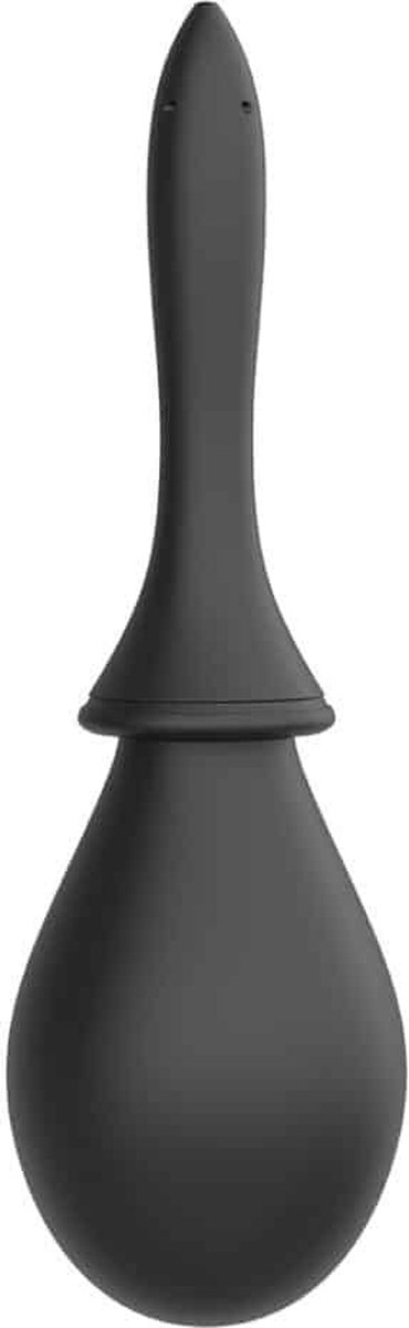 Nexus - Intieme Douche Set Met Twee Siliconen Tuitjes - Zwart