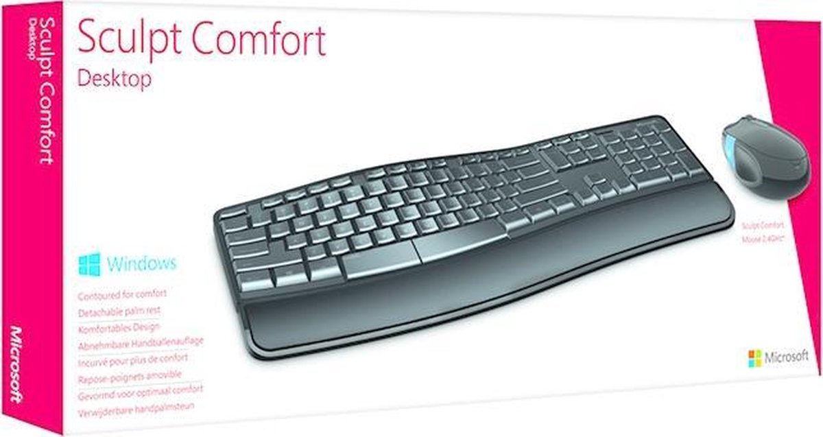 Back-to-School Sales2 Sculpt Comfort - Draadloos Toetsenbord - Qwerty - - Zwart