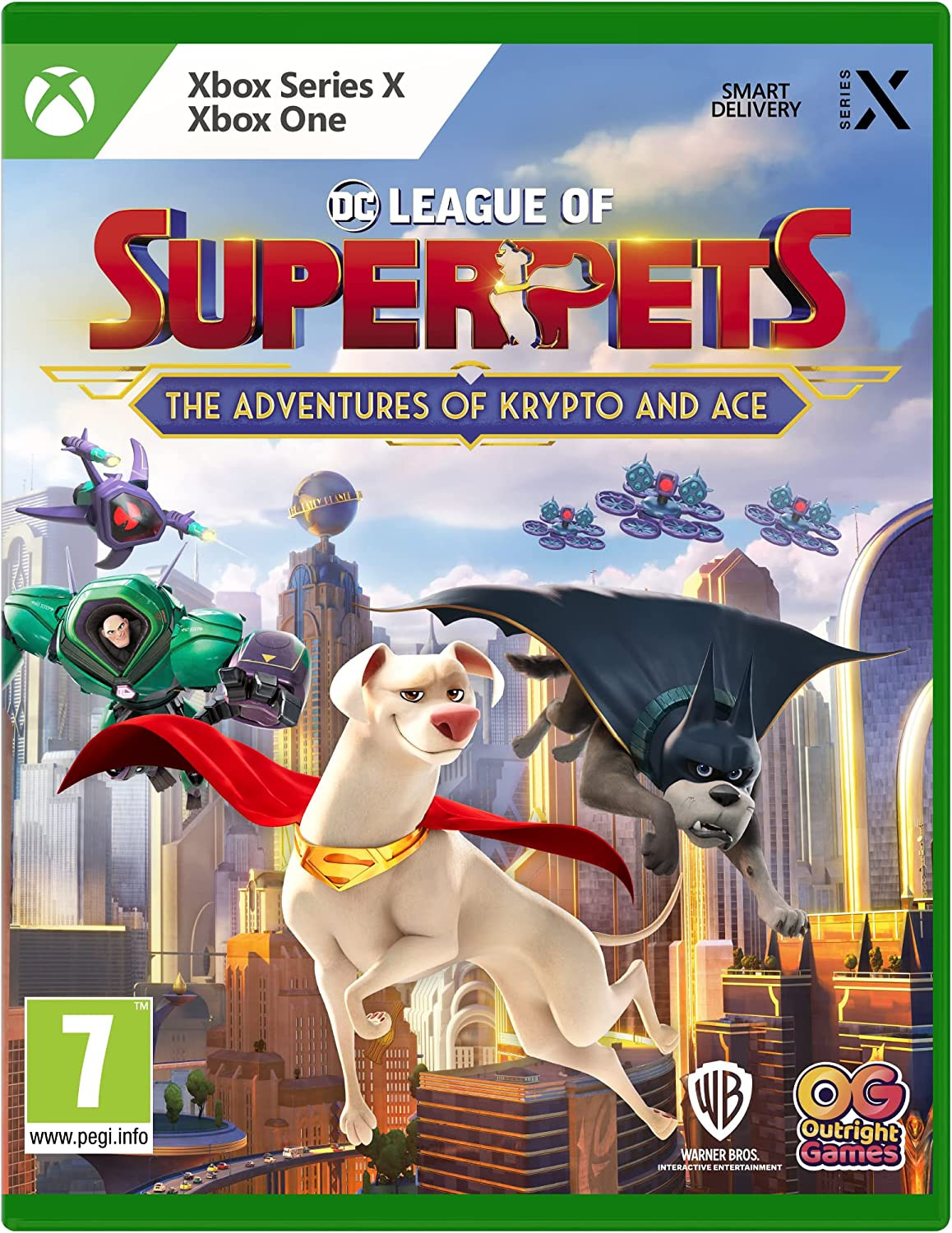 Outright Games DC League of Super Pets: The Adventures of Krypto and Ace