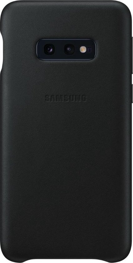 Samsung Galaxy S10e Leather Back Cover - Negro