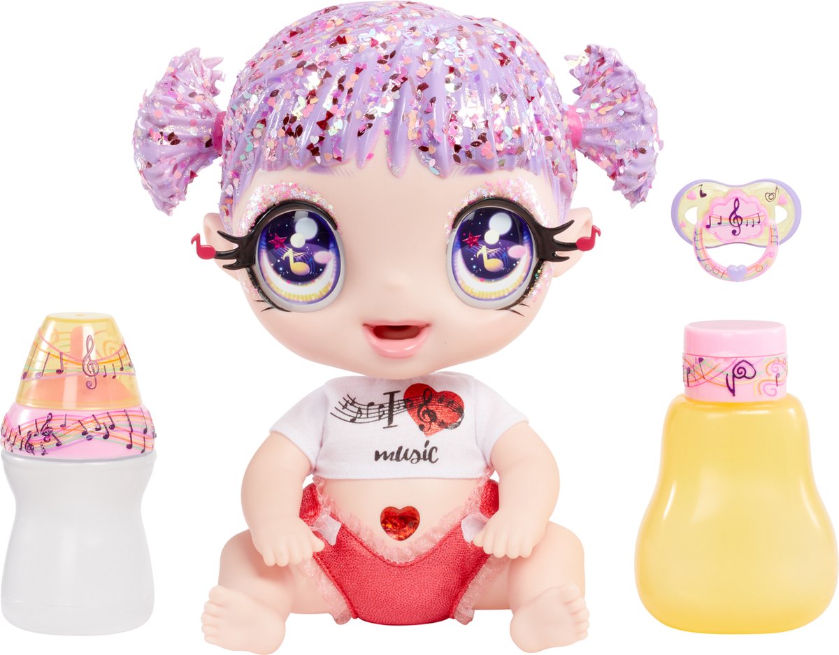 MGA Glitter Babyz Doll S 2 Melody Highnote (Music)