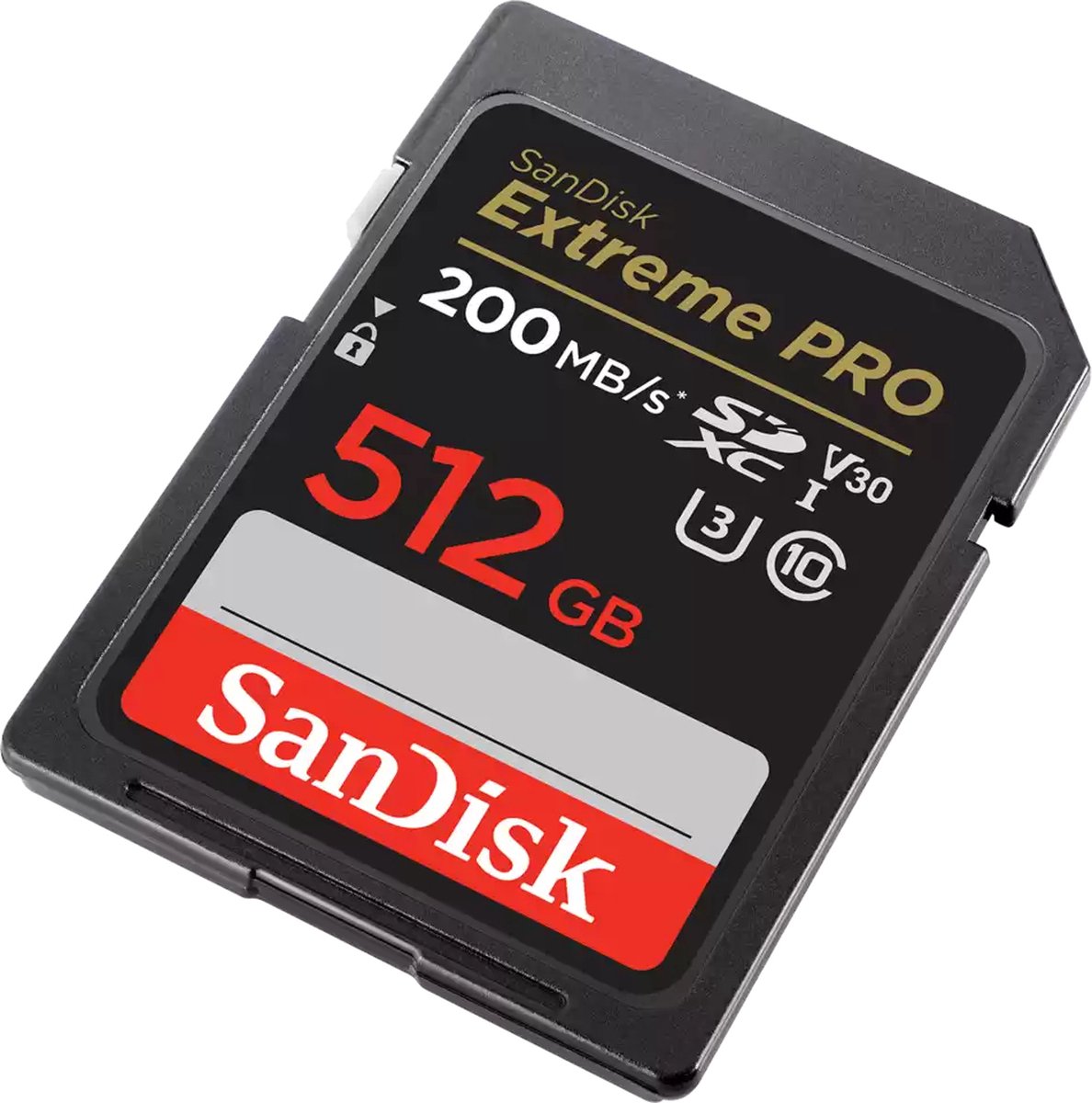 Sandisk SDXC Extreme Pro 512GB 200mb/s