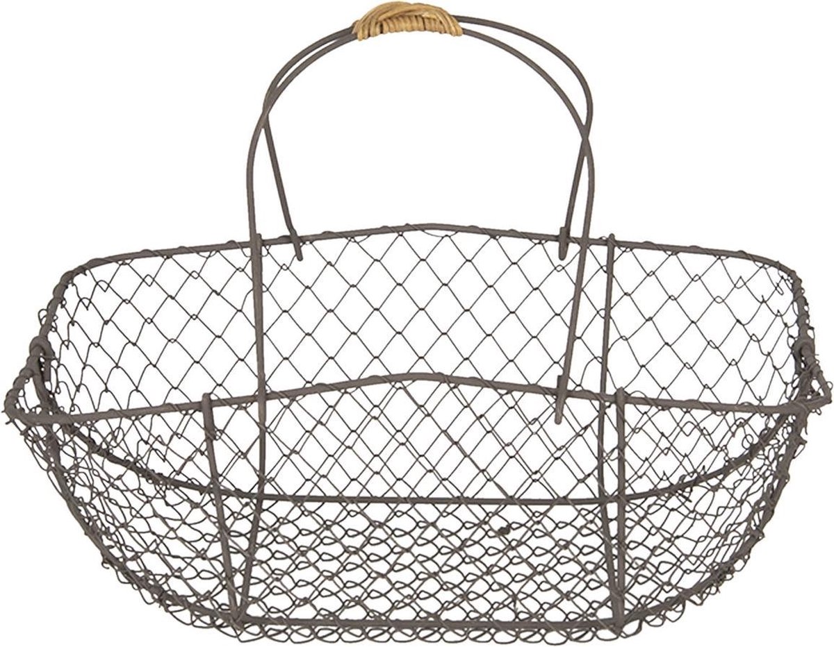 Clayre & Eef Manden (Set Van 4) ( Set 4 ) 38*28*15*36 / 34*23*32 / 31*20*27 / 27*17*24 Cm 6y3775 - Bruin