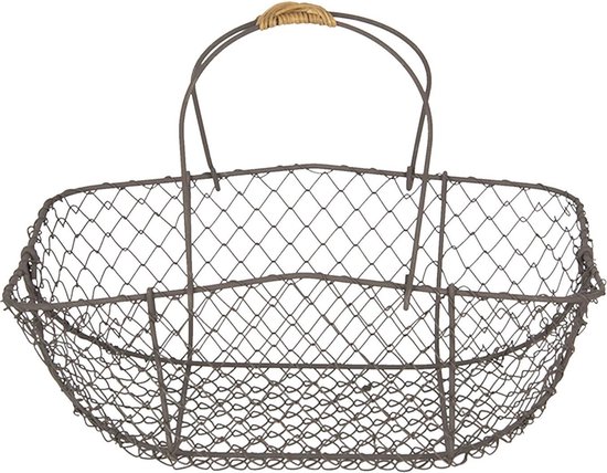 Clayre & Eef Manden (Set Van 4) ( Set 4 ) 38*28*15*36 / 34*23*32 / 31*20*27 / 27*17*24 Cm 6y3775 - Bruin