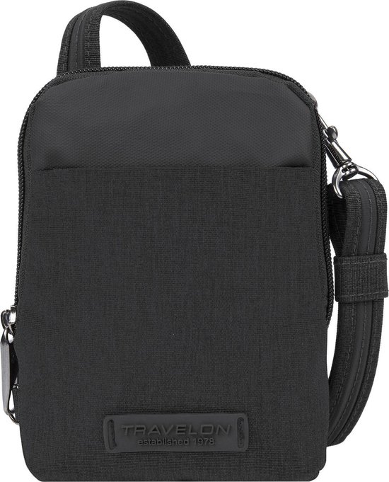 Travelon Metro Anti-diefstal Mini Crossbody Schoudertas 43417 Unisex Rfid - Zwart