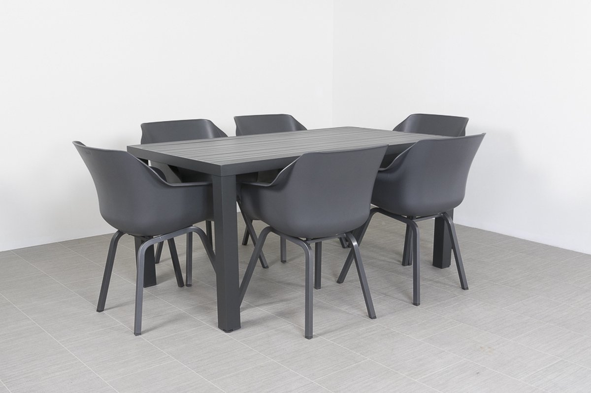 Hartman Sophie Element/lena 160 Cm. Tuinset - 7-delig - Grijs