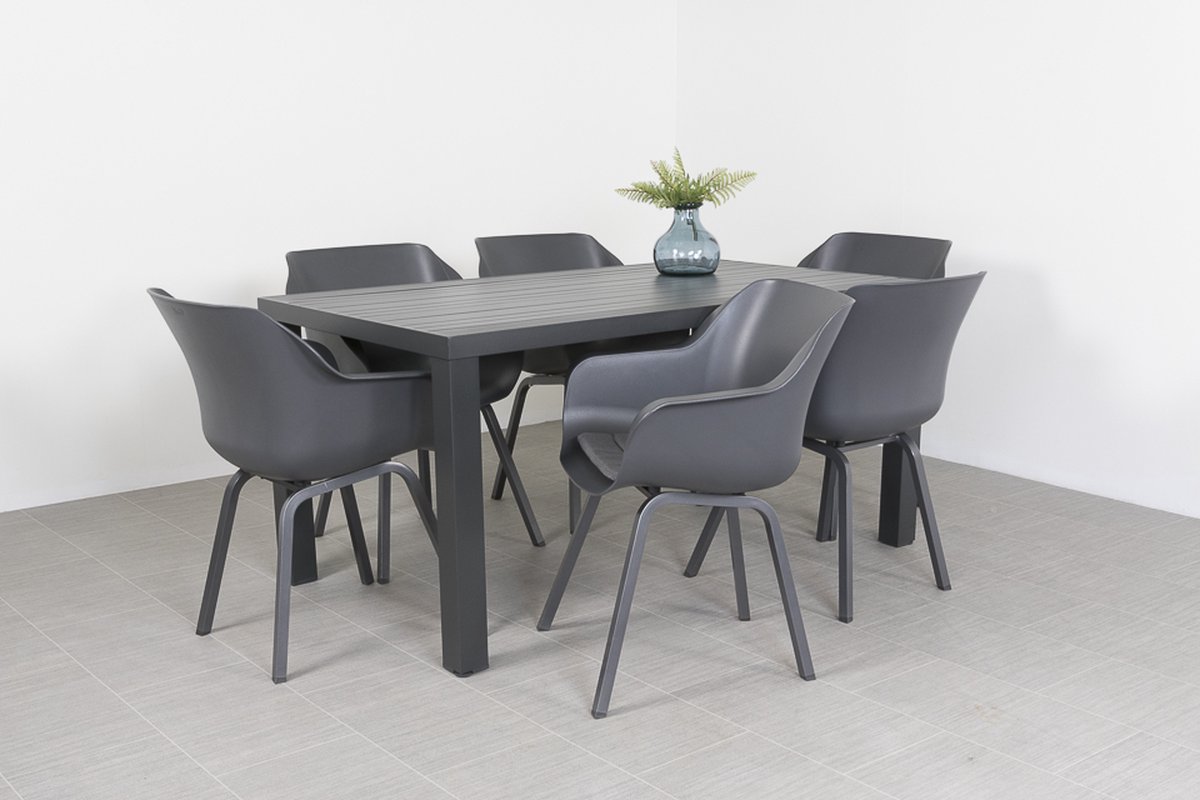 Hartman Sophie Element/lena 160 Cm. Tuinset - 7-delig - Grijs