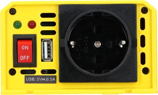 Stanley 24 Volt Omvormer - 24 -230 Volt - Met Stopcontact En Usb-poort