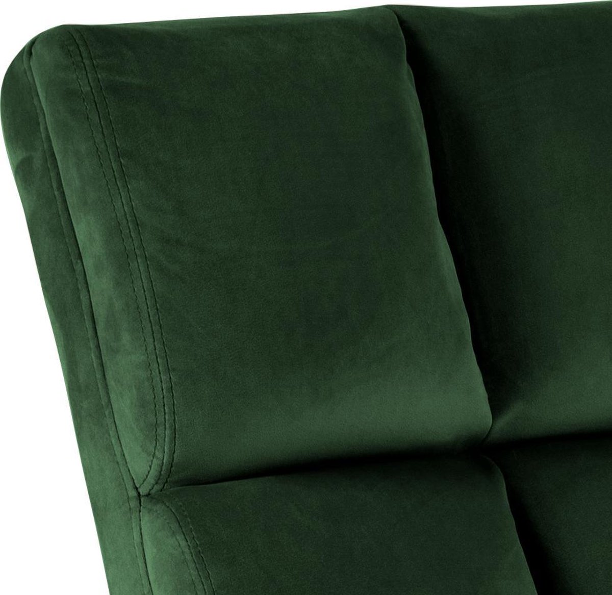 Alice Fauteuil , Ligstoel Velours. - Groen