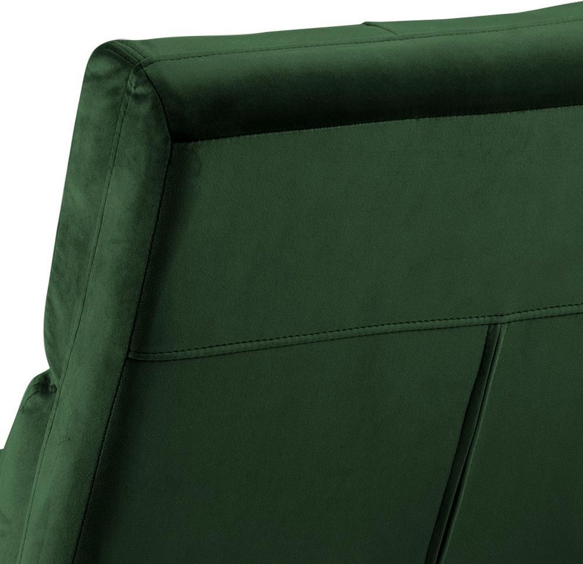 Alice Fauteuil , Ligstoel Velours. - Groen