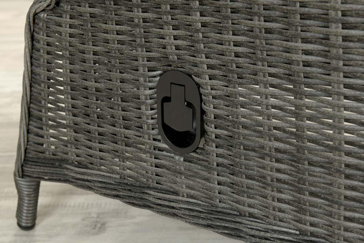 Garden Impressions Osborne Verstelbare Fauteuil Earl Grey Hdiameter6,5mm/ Reflex Grey - Grijs