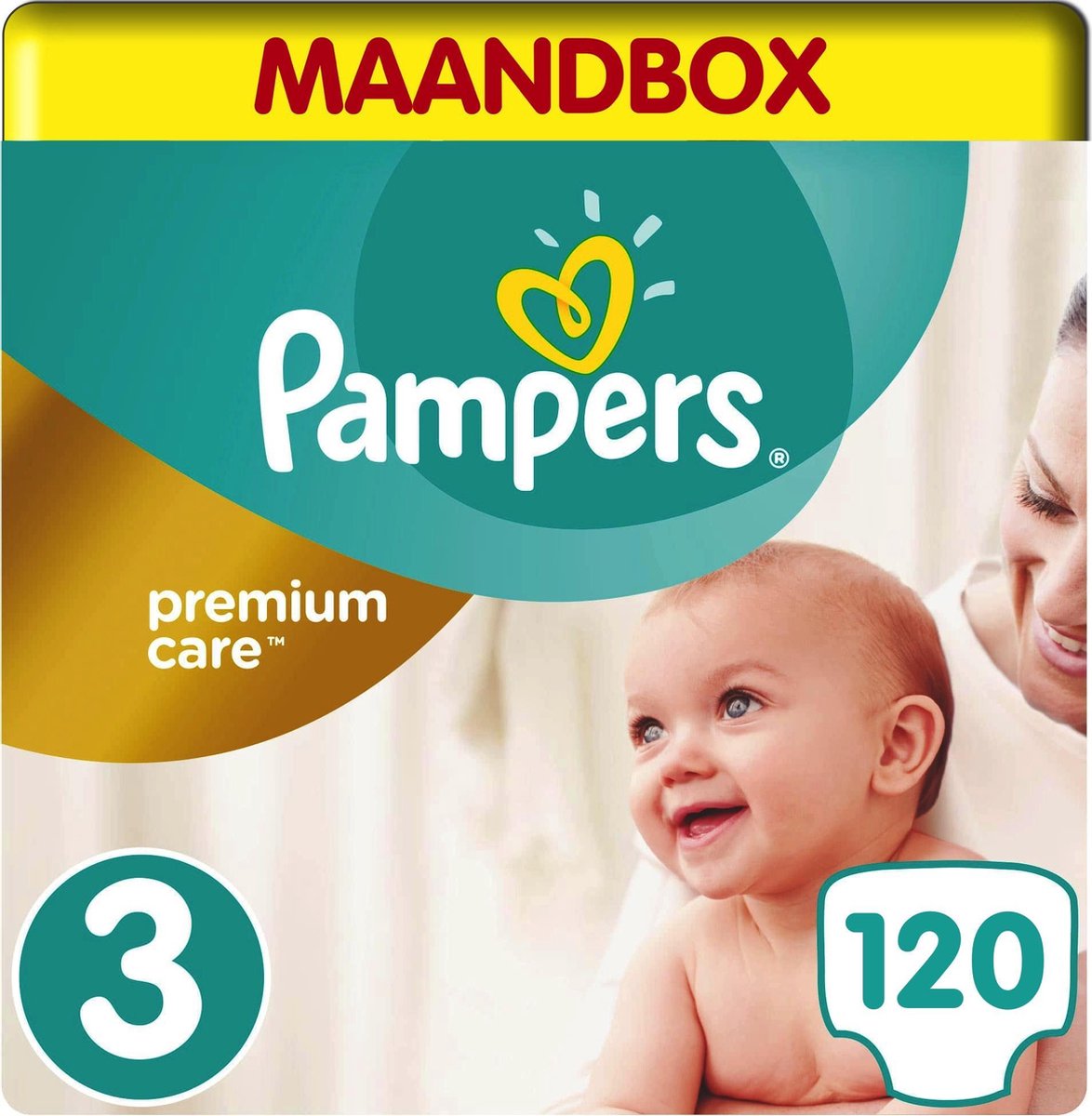 Pampers - Premium Care - Maat 3 - Mega Pack - 120 Luiers