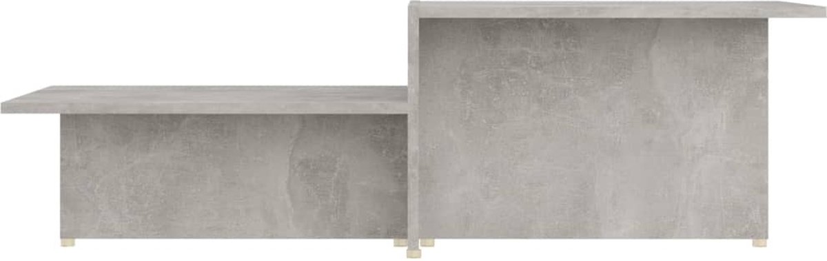 Vidaxl Salontafel 111,5x50x33 Cm Spaanplaat Beton - Grijs