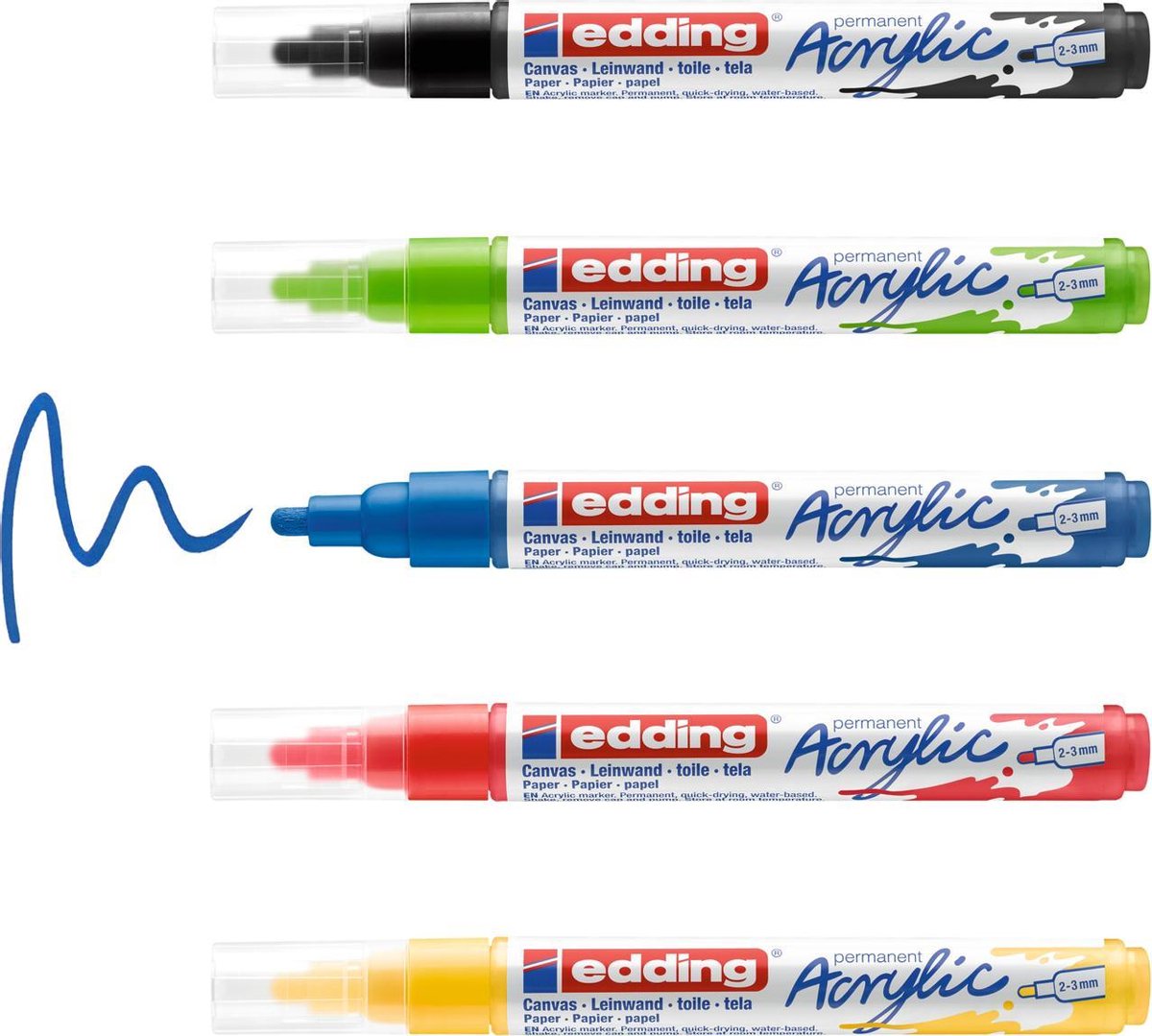 Huismerk Acrylmarker 5100 Medium, 2-3 Mm, Basisset