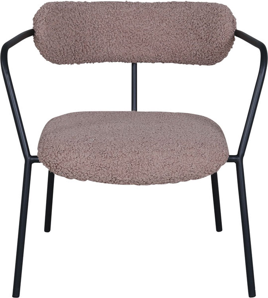 Fluffy Fauteuil Teddy Stof. - Bruin