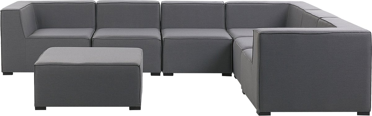 Beliani Arezzo - Loungeset--polyester - Grijs