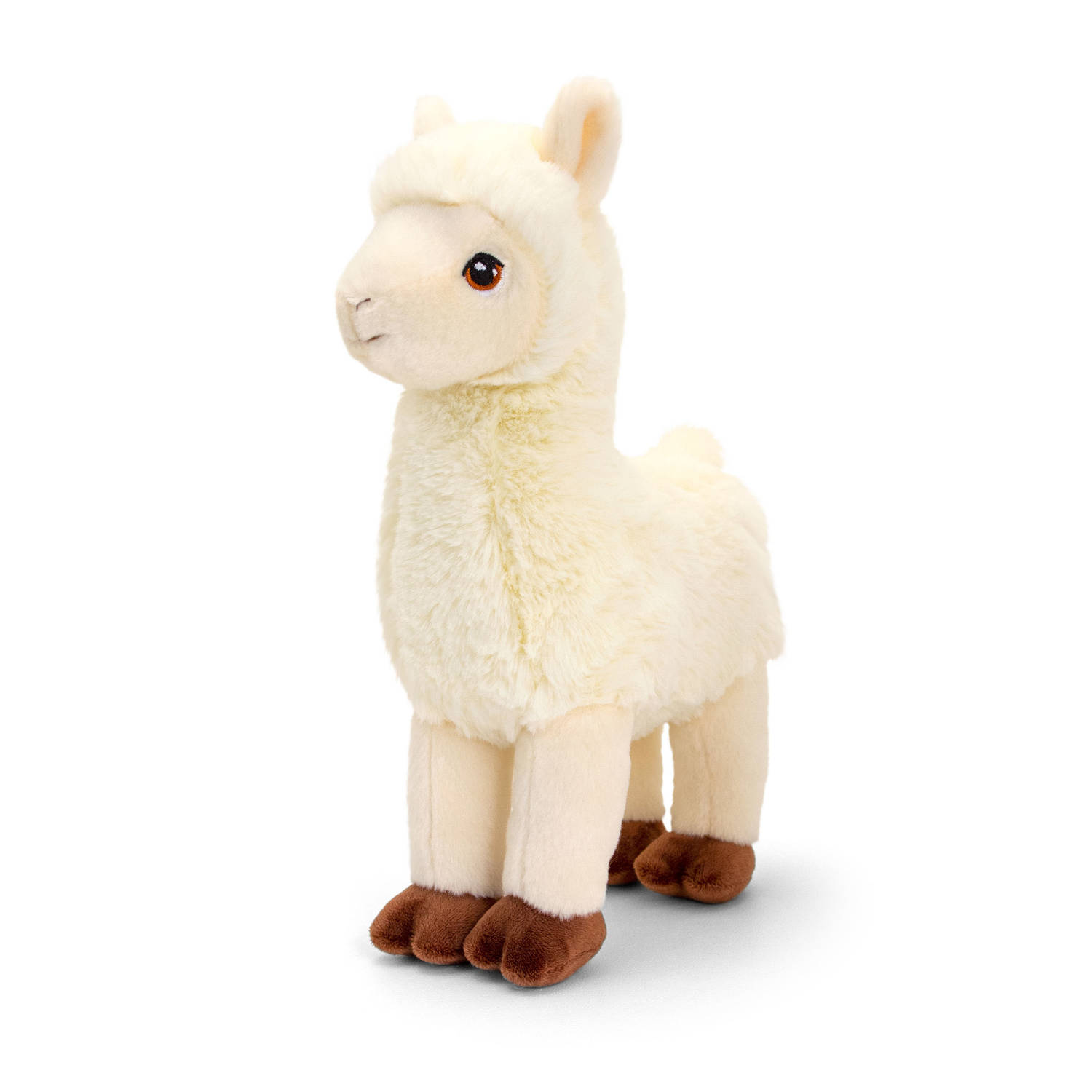 Keel Toys Pluche Knuffel Dierte Lama 30 Cm - Knuffeldier - Wit