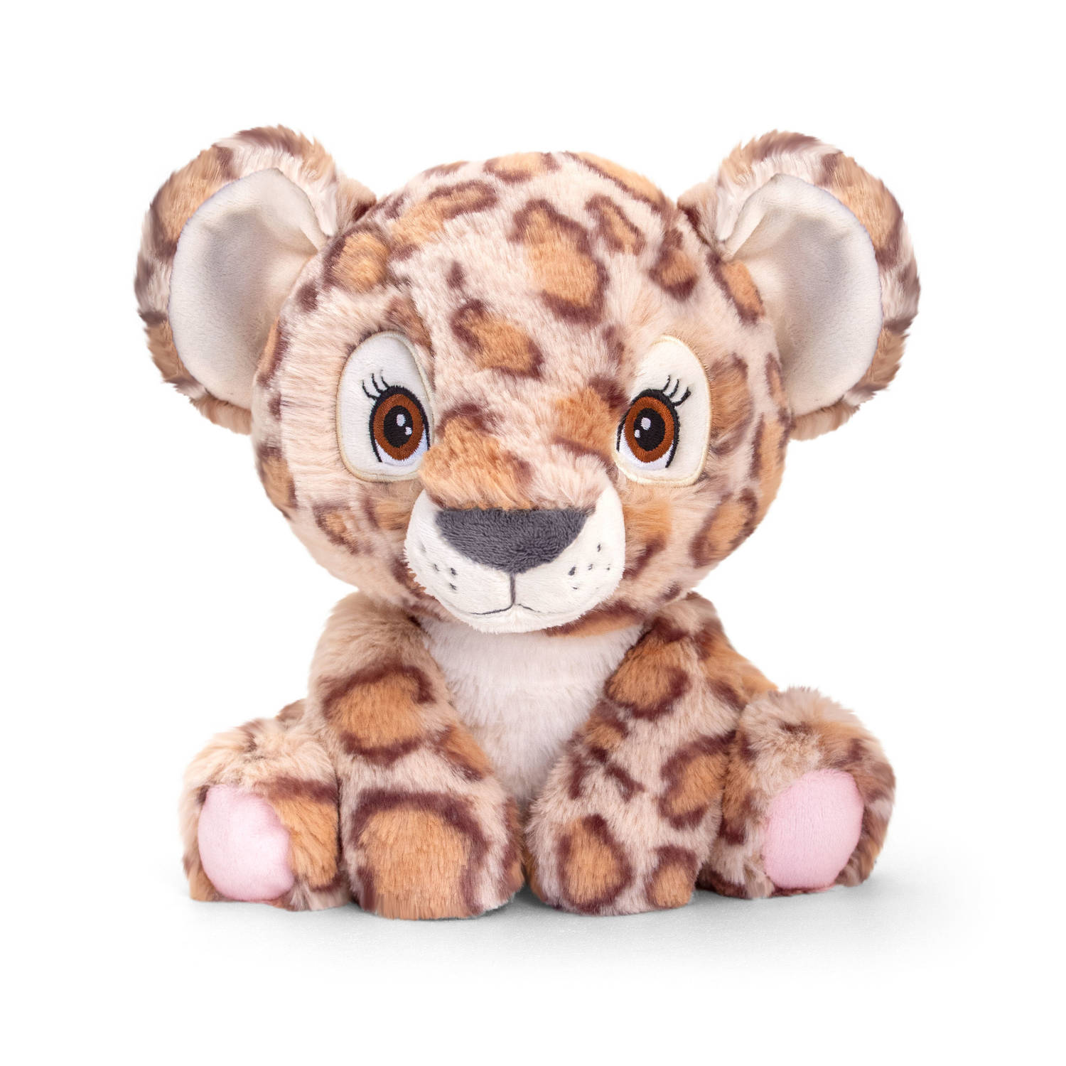 Keel Toys Pluche Knuffel Dier Nevel Panter/luipaard 25 Cm - Knuffeldier