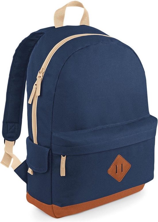 BagBase Vintage Navy Rugzak 18 L